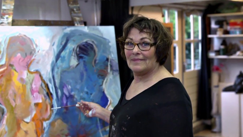 Bernadette Leijdekkers - Menigte, acrylverf op papier kopen? Bied vanaf 1!