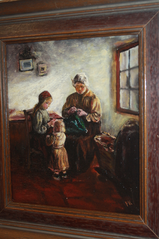 HANDWERKENDE MOEDER en KIND IN LARENS HUIS kopen? Bied vanaf 1!