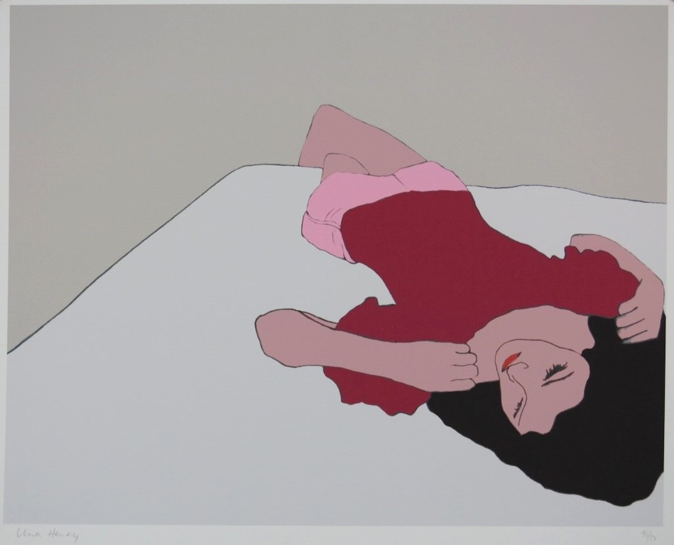 Una Henry: Piezografie, Girl on bed kopen? Bied vanaf 35!