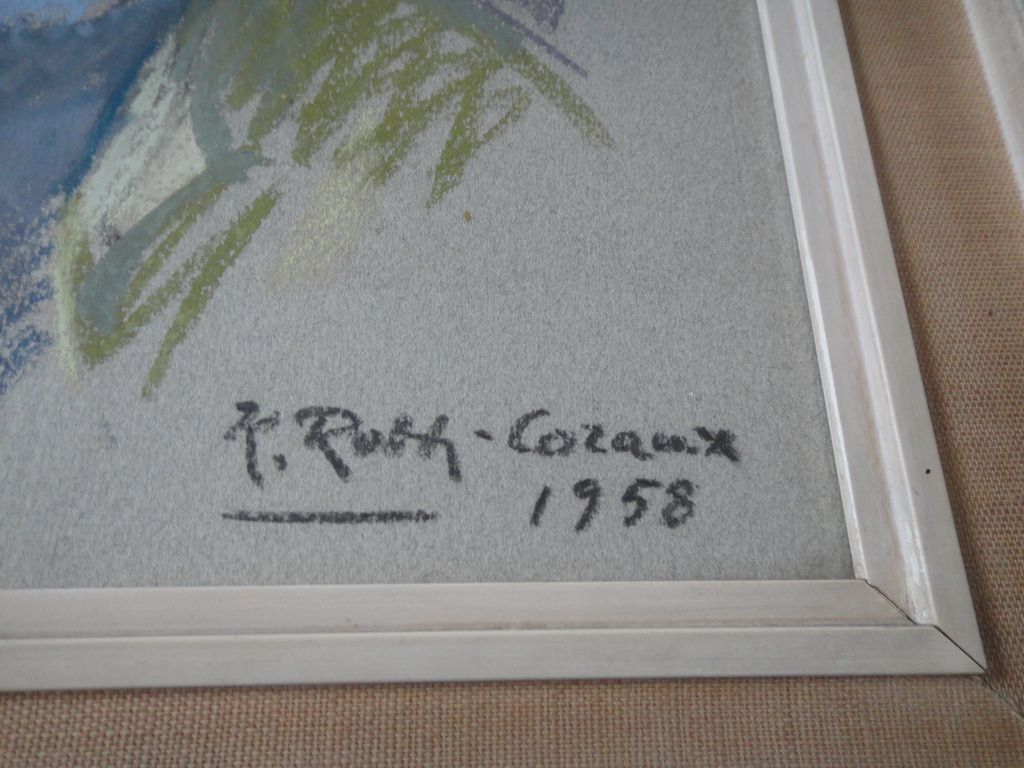 Karl Roth-Coraux, pastel, kinderkopje uit de jaren'50 (I)  kaufen? Bieten Sie von 1!