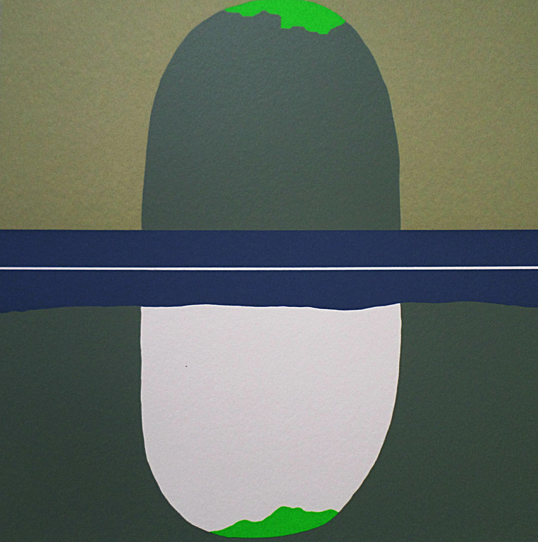 Hans Landsaat - Poort, zeefdruk verkocht voor € 55!