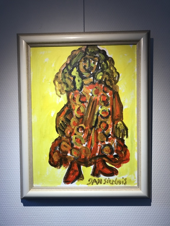Jan Sierhuis Acryl op doek-nieuw ingelijst-gesigneerd verkocht voor € 410!