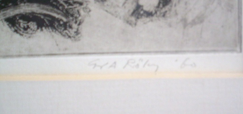 G.V.A.Röling.1904-1981. Ponnies in de rivierbocht. kopen? Bied vanaf 125!