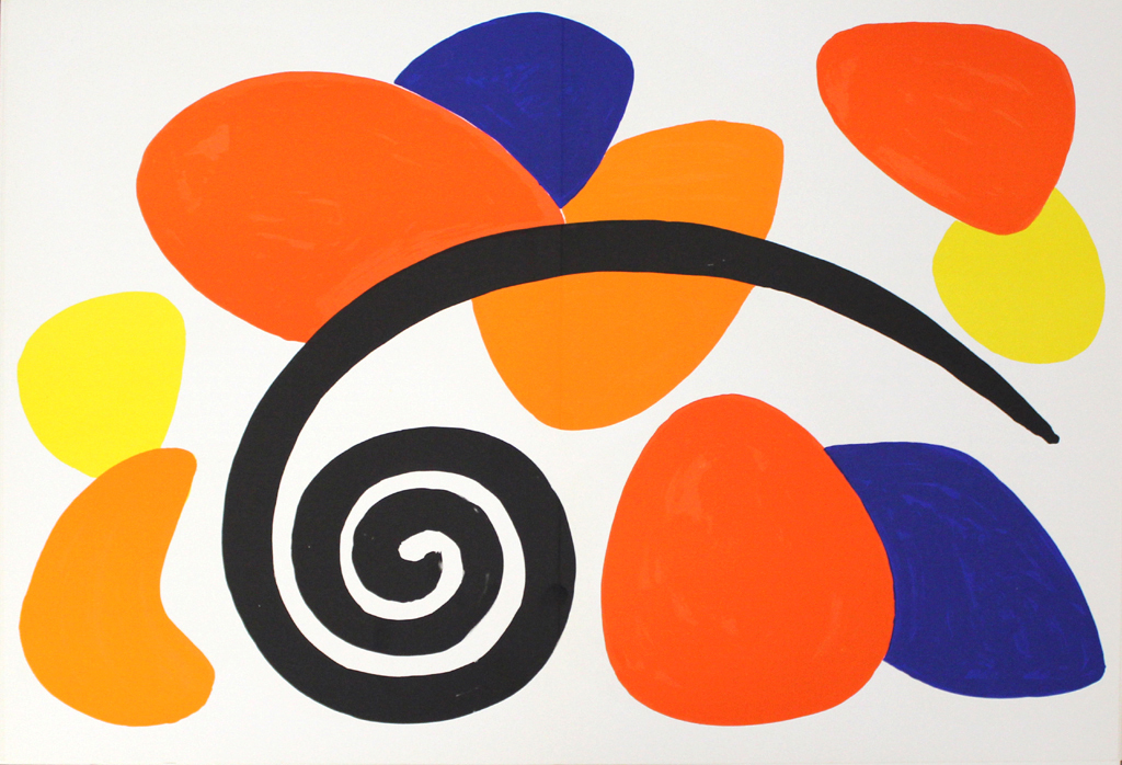 Alexander Calder - original lithografie uit Derriere le miroir nr.173 / 1968 kopen? Bied vanaf 89!