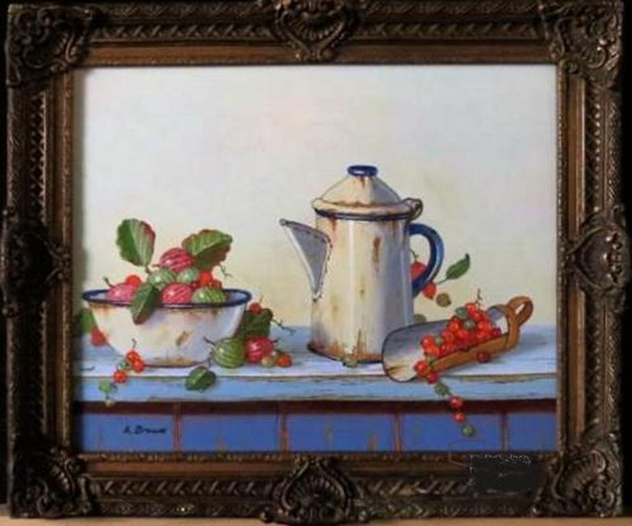 A. Brouwer, Olieverf verkocht voor € 85!