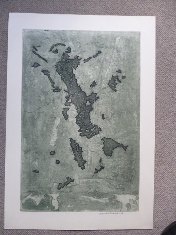 Wout van Heusden - ets - Abstract kopen? Bied vanaf 30!