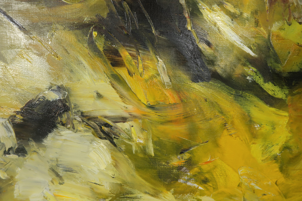 Charlotte Molenkamp: Olieverf op doek, Zonder titel - Ingelijst (Groot) kopen? Bied vanaf 2200!