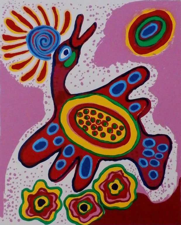 Frank Rosen - Zeefdruk: " De tijd vliegt" - 1997 verkocht voor € 45!