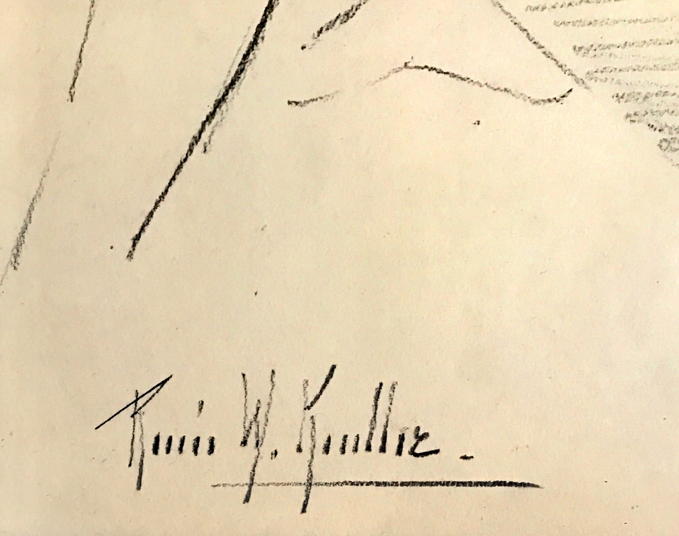 Renée Keuller (1899-1981) - Schets van een naakte vrouw - Potlood op papier kopen? Bied vanaf 1!