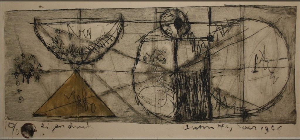 Anton Heyboer - Anton Heyboer - Ets Yvonne - 1960 Zeer Zeldzaam!! kopen? Bied vanaf 1550!