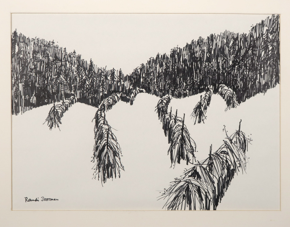 Randi Doorman: Stifttekening, Winterlandschap kopen? Bied vanaf 1!