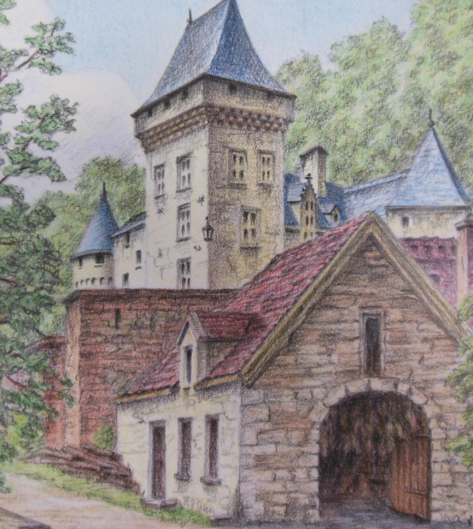 Jan P.H. de Vries: Lot met 4 aquarellen + een potloodtekening kopen? Bied vanaf 1!