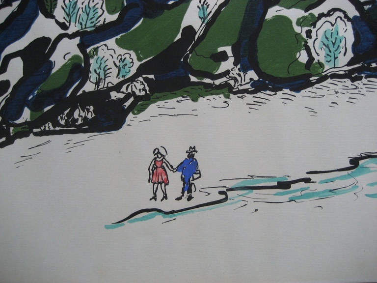 Pieter Holstein, ingekleurde litho kopen? Bied vanaf 70!