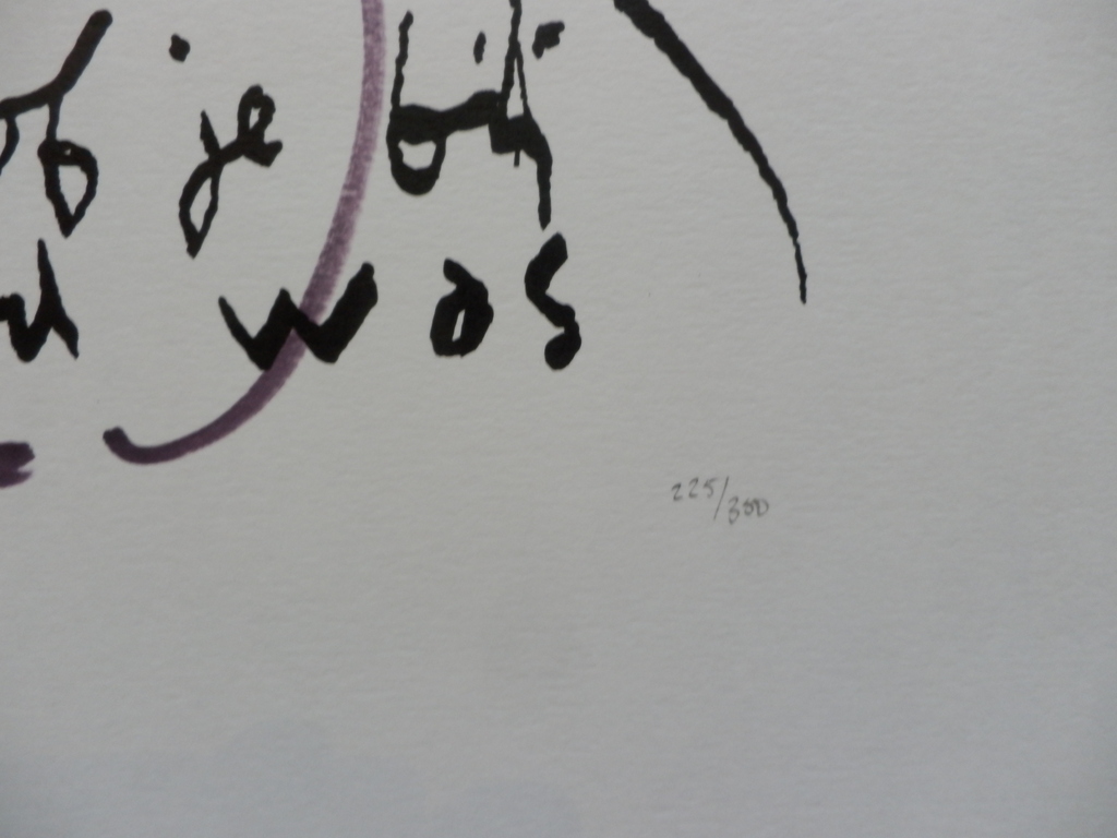 HERMAN BROOD  HANDGESIGNEERDE En Gelimiteerde ZEEFDRUK  OF JE BIJ GOD WAS kopen? Bied vanaf 145!