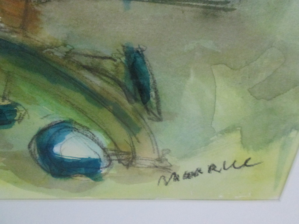 origineel werk van cesar manrique gesigneerd . verkocht voor € 35!