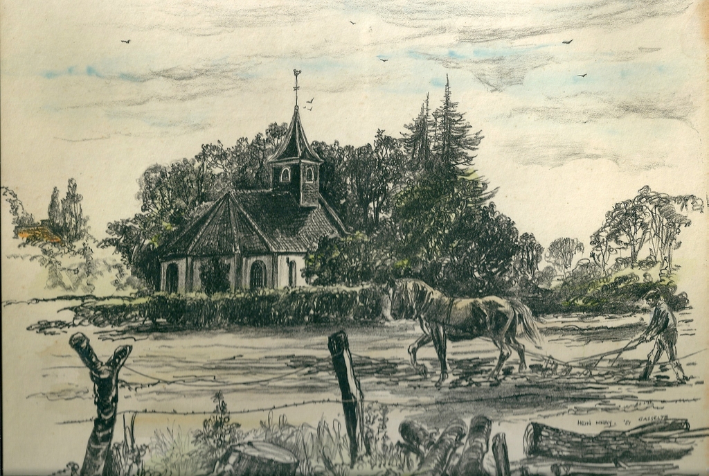 Hein Kray, kerk Gasselte 1951 kopen? Bied vanaf 50!