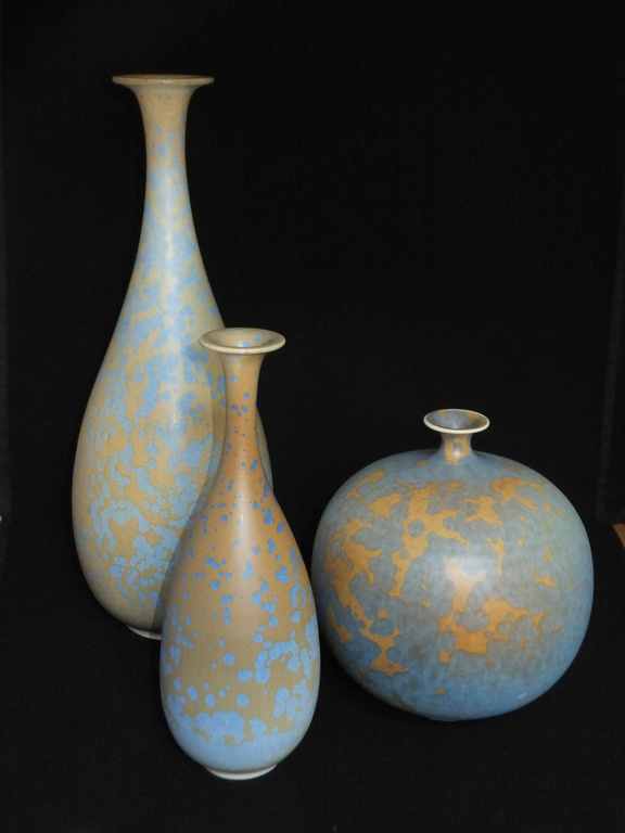 Hein Severijns: Set van 3 decoratieve keramieke vazen kopen? Bied vanaf 250!