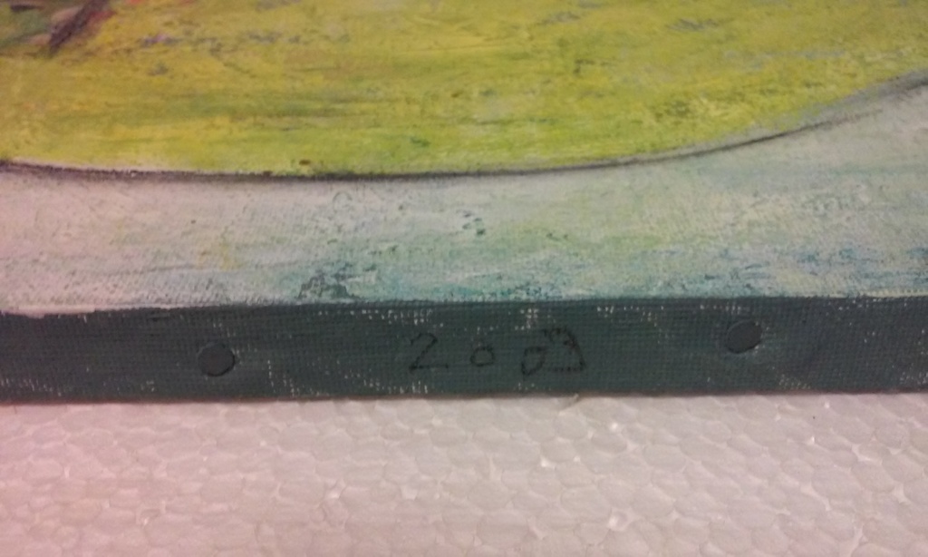  Gele poes acryl op doek  kopen? Bied vanaf 55!