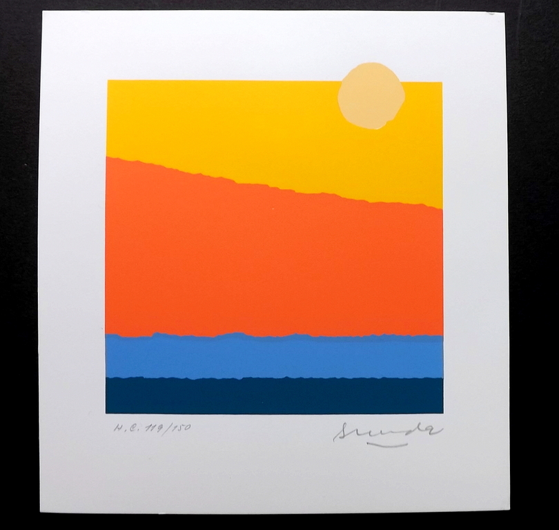 Arthur Secunda - 4x gesigneerde litho - Landscape I,II,III,IV kopen? Bied vanaf 1!