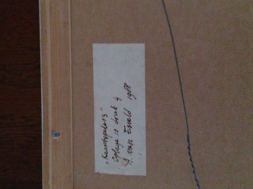 A. van Esveld "De Kaartspelers kopen? Bied vanaf 539!