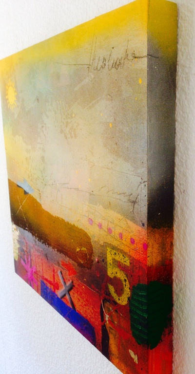 Theo koster, gemengde techniek, a new day kopen? Bied vanaf 1!