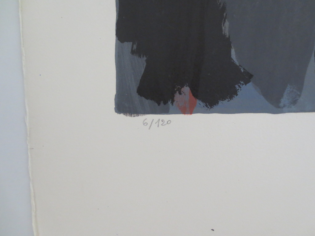 VELDE v BRAM - gesigneerde kleuren lithografie - z.t.   kopen? Bied vanaf 200!