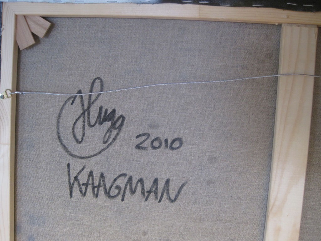 Hugo Kaagman graffiti/stencil/airbrush op canvas 2010 kopen? Bied vanaf 475!