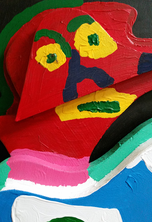 Karel Appel, Sculptuur, Couple in Wood, 1976 kopen? Bied vanaf 4500!