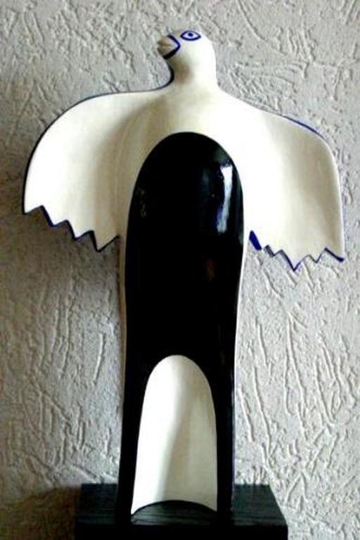 ALLERLAATSTE: CORNEILLE, handgesigneerd kunsthars beeld 'L'Oiseau d'amour' kopen? Bied vanaf 1!