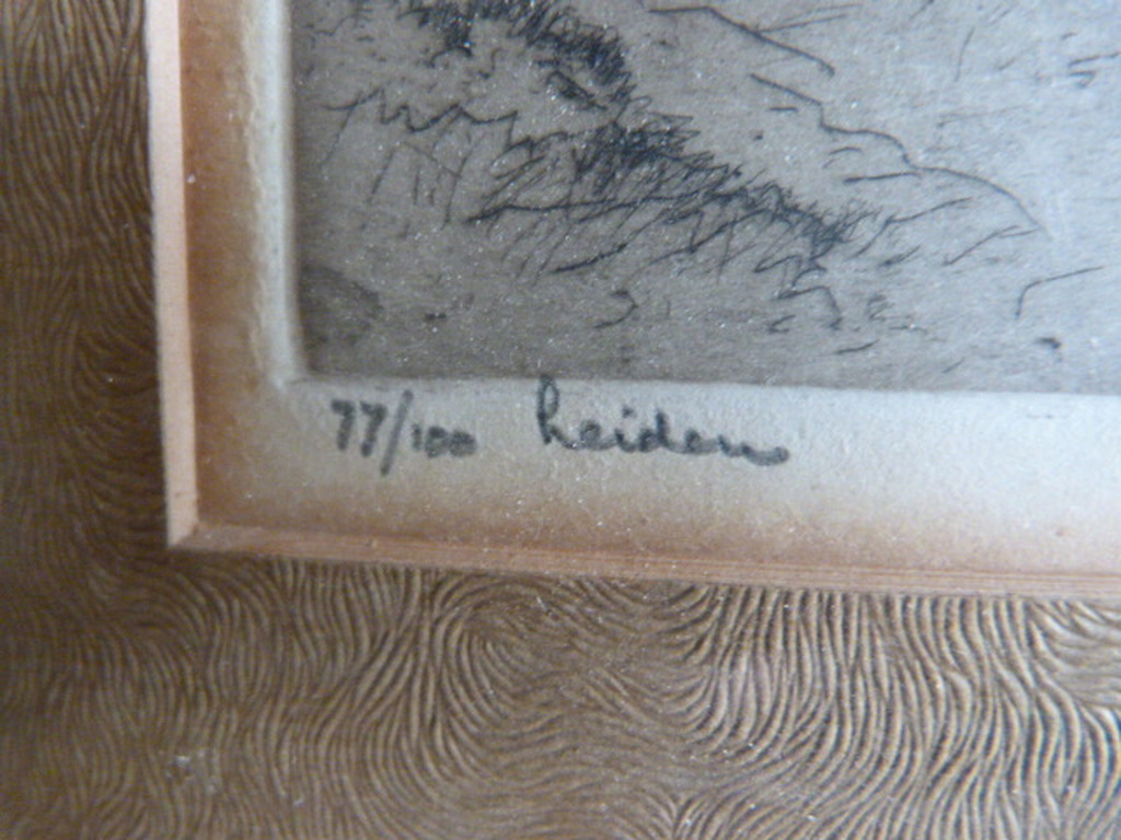 Wipmolen aan het Maredijkje, Leiden  -  ets. kopen? Bied vanaf 45!