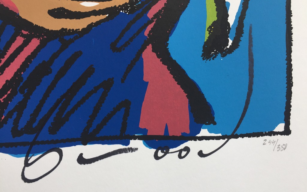 Herman Brood - Originele Kleurenzeefdruk: Nee niet nu kopen? Bied vanaf 1!