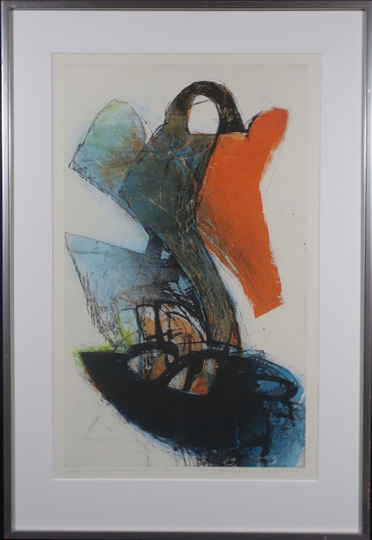 Hans Vredegoor: Ets en Aquatint, Apparition spectaculaire II - Ingelijst kopen? Bied vanaf 35!
