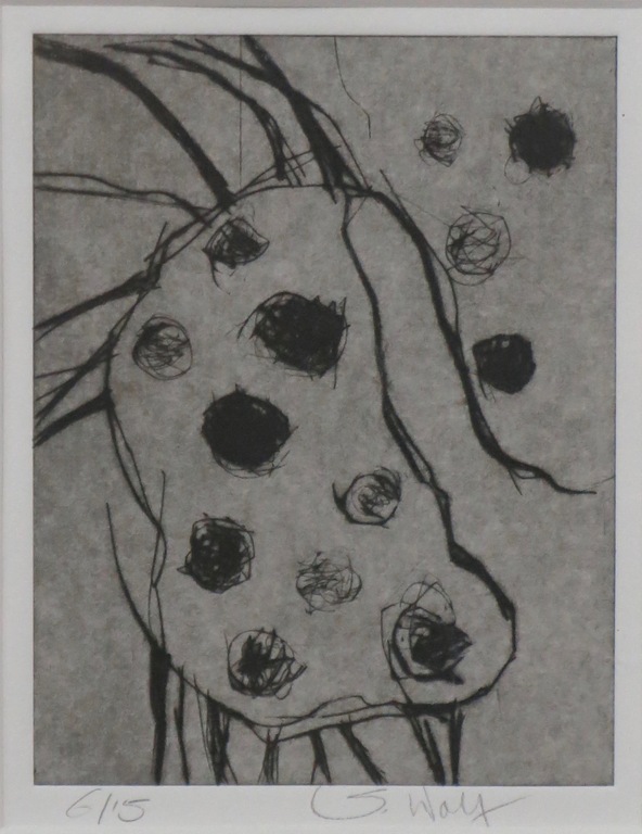 Susanne Wolf: Droge naald, Nest II - Ingelijst kopen? Bied vanaf 1!