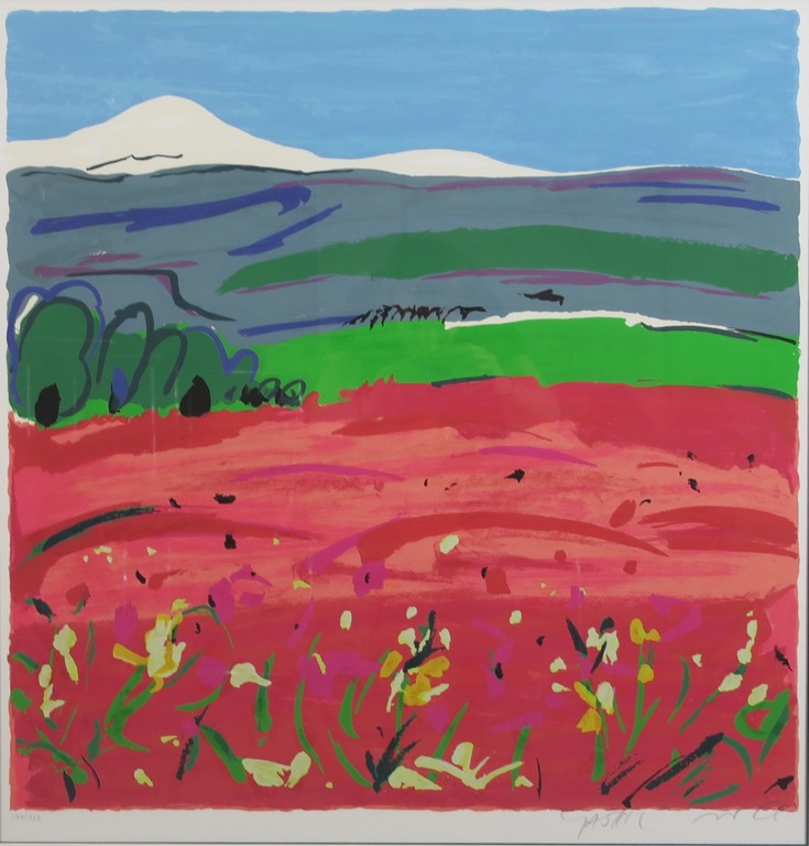 Amos Yaskil: Zeefdruk, Spring Blossems - Ingelijst (groot) kopen? Bied vanaf 80!