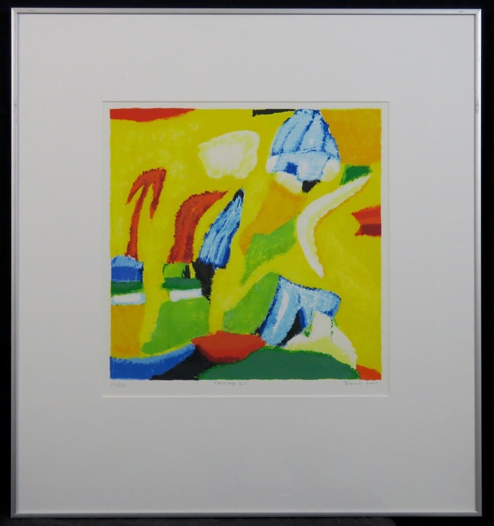 Saskia Bremer: Zeefdruk, New age b.1. - Ingelijst kopen? Bied vanaf 20!