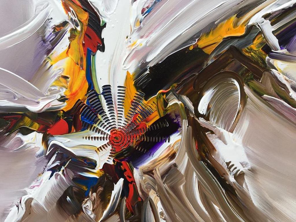 Gena - Abstract - Acrylverf op doek - 2017 - Gesigneerd kopen? Bied vanaf 150!