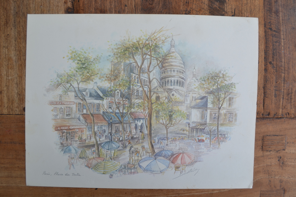 Bernadette Vos - drie lithografieën  - Parijs kopen? Bied vanaf 1!