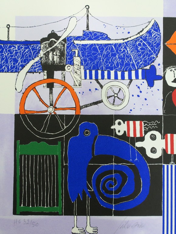 Christian Silvain: Zeefdruk, The Bird kopen? Bied vanaf 40!