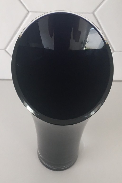 Schott Zwiesel Christinenhütte - blank glazen en zwarte diep paarse design vaas kopen? Bied vanaf 20!