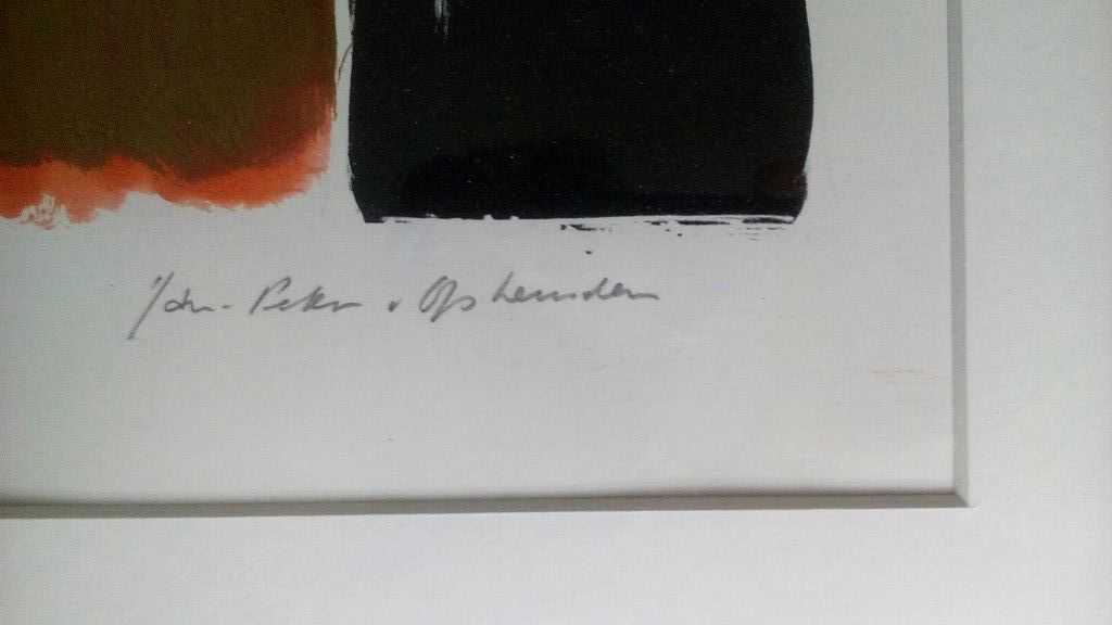 Jan Peter van Opheusden: litho, Stilleven met Peren kopen? Bied vanaf 65!