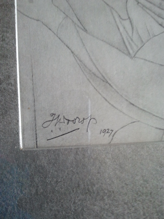 Religeous tekening 1927 kopen? Bied vanaf 32!