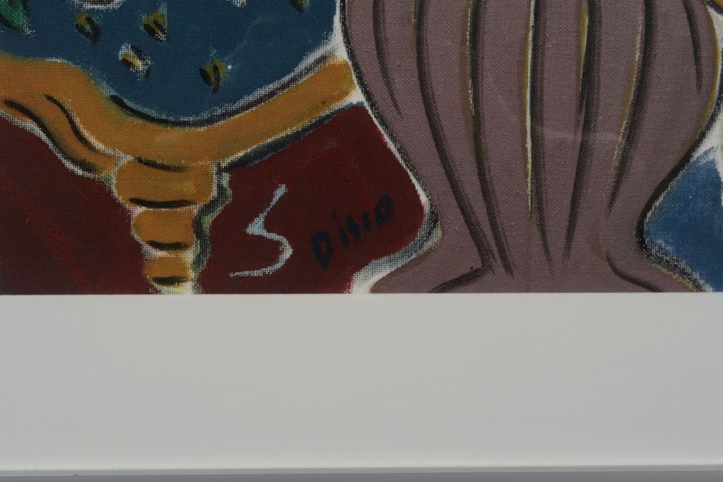 Betty Disco: Acryl op canvaspapier, At this hour - Ingelijst kopen? Bied vanaf 20!