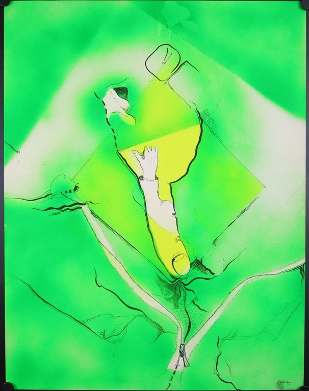 Michel Cardena: Twee tekeningen (1x potlood en 1x gemengde techniek), Zonder titel kopen? Bied vanaf 50!