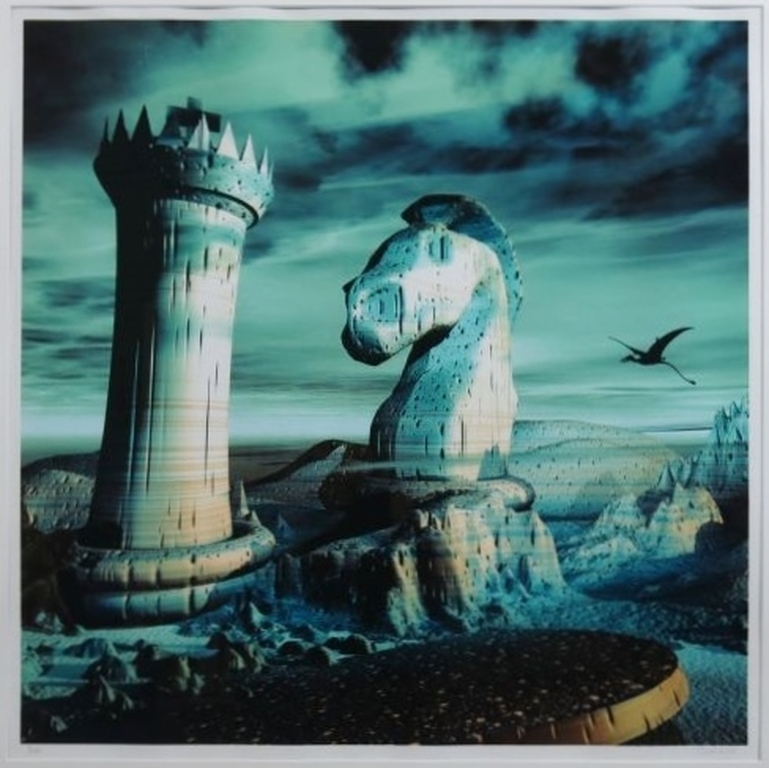 Arturo: Giclee, Toren en paard - Ingelijst kopen? Bied vanaf 50!