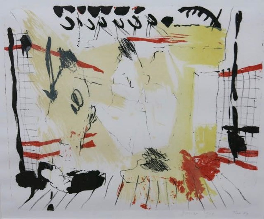 Theo Elfrink: Litho, Grosage - Ingelijst kopen? Bied vanaf 20!