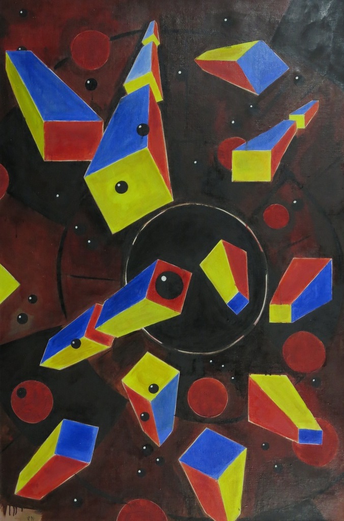 Flop Vinken: Olieverf op doek, Vacuum kopen? Bied vanaf 70!