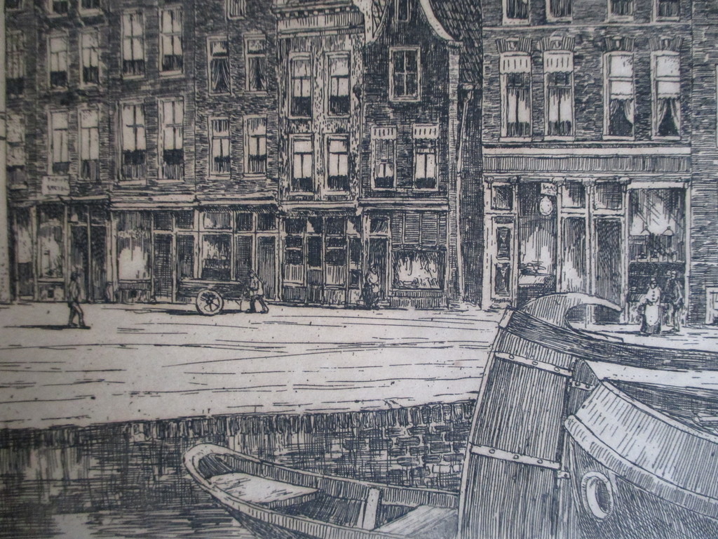 Marius Janssen, ets Rotterdam 1923 kopen? Bied vanaf 20!