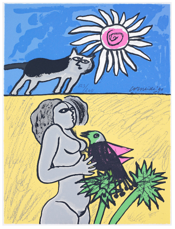 Corneille: Luxe editie 3x Zeefdruk + boek, Terre habitee kopen? Bied vanaf 350!