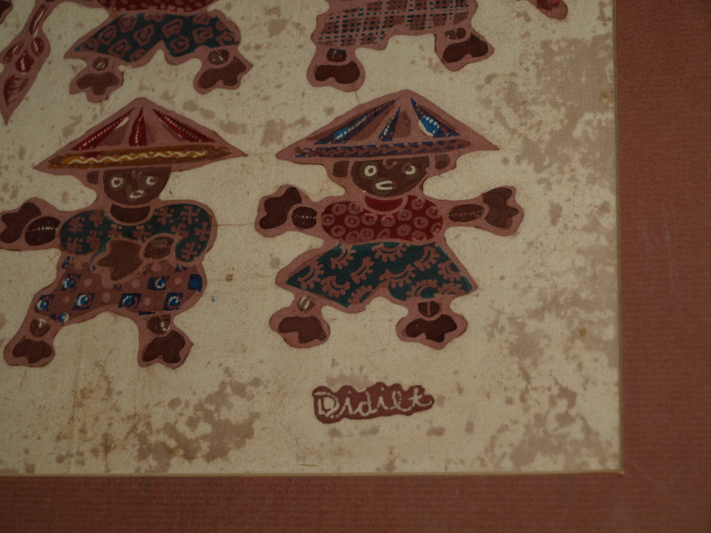 Didiet : Batik op katoen – Indonesië - Ingelijst- ca 1970 kopen? Bied vanaf 1!