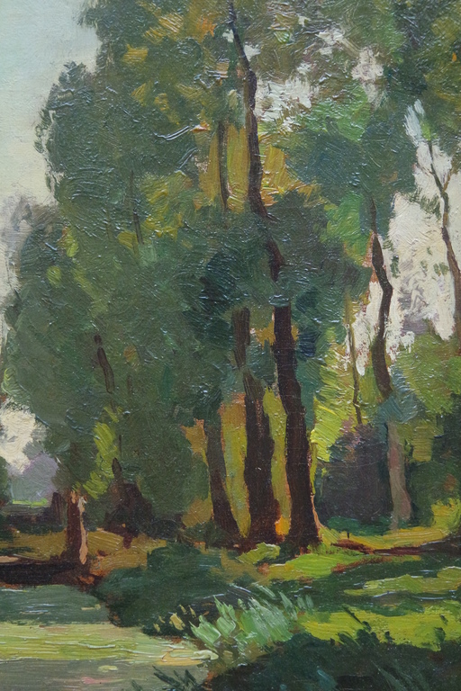 Ben Viegers (1886-1947) - olieverf op doek - landschap kopen? Bied vanaf 790!
